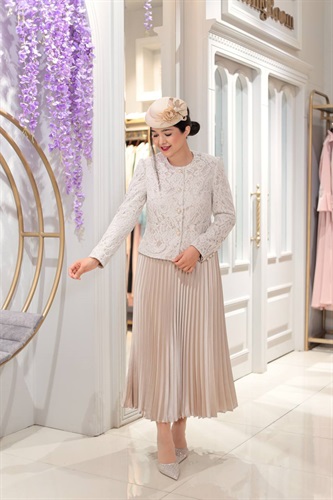 دامن ساتن پلیسه Code 802